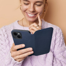Dėklas 'Dual Pocket' skirtas Xiaomi Redmi Note 13 5G / Redmi Note 14S mėlynas