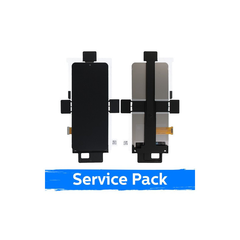 Ekranas skirtas Samsung F741 Z Flip6 (INNER) juodas (Service Pack) (NF version)