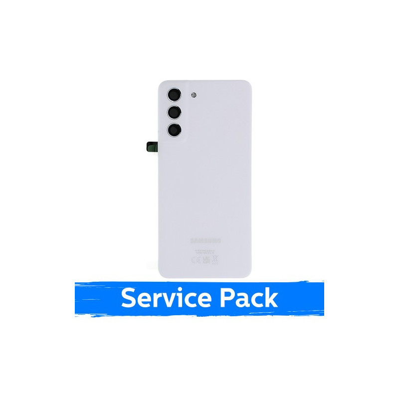 Galinis dangtelis skirtas Samsung G990 S21 FE / White / (Service Pack)