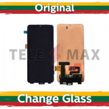 Ekranas skirtas Samsung G998 S21 Ultra juodas (Atnaujintas: Telemax) (NoFrame versija)
