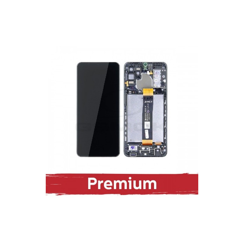 Ekranas skirtas Samsung A326 A32 5G juodas su rėmeliu OEM