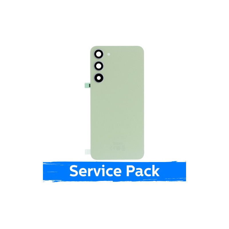 Galinis dangtelis skirtas Samsung S916 S23 Plus / Lime / (Service Pack)