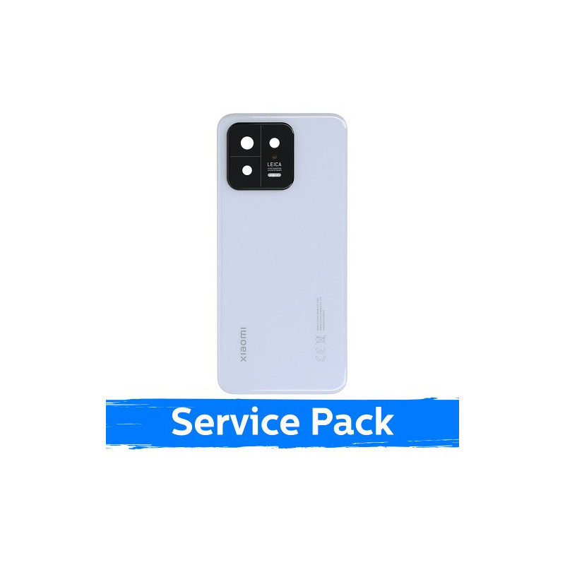 Galinis dangtelis skirtas Xiaomi 13 / White / (Service Pack)