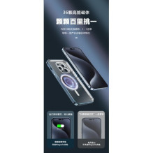 X-Level 'Dazzling Color Magsafe' case for Apple iPhone 16 Pro Max graphite