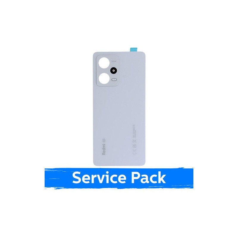 Galinis dangtelis skirtas Xiaomi Redmi Note 12 Pro 5G / Polar White / (Service Pack)
