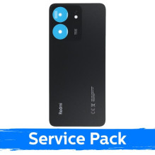 Back cover for Xiaomi Redmi 13C / Midnight Black / (Service Pack)