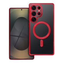 Dėklas 'Electro Mag Cover' skirtas Samsung S938 S25 Ultra raudonas