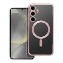 Dėklas 'Electro Mag Cover' skirtas Samsung S938 S25 Ultra rožinis