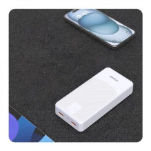 Išorinė baterija Dudao "K10Pro" juoda 20000mAh (QC3.0)