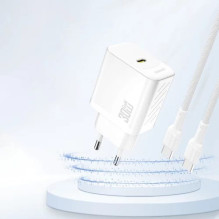 Charger Dudao 'GaN A27P' white (PD30W) Charger Dudao 'GaN A27P' white (PD30W)