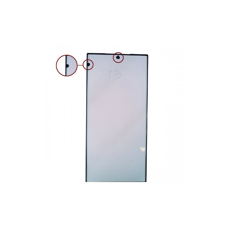 Ekranas skirtas Samsung S918 S23 Ultra juodas (Atnaujintas: Telemax) (defektuotas 13)