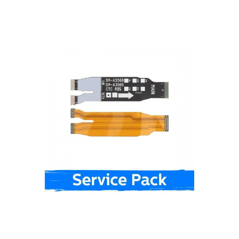 Lanksčioji jungtis skirta Samsung A556 A55 5G / A356 A35 5G pagrindinė ekrano ir matinimo / (SUB / OCTA)-(MAIN) / (Servi