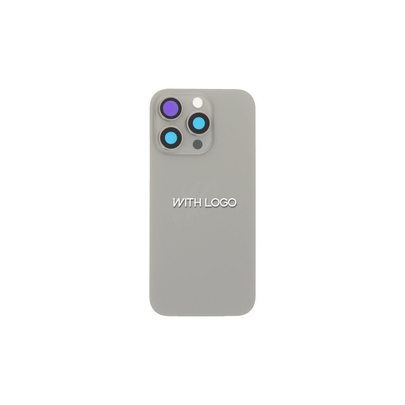 Galinis dangtelis skirtas iPhone 16 Pro / Natural Titanium / (without NFC flex) / OEM