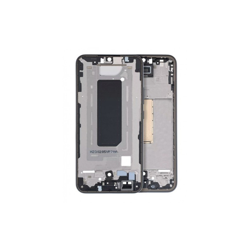 Ekrano rėmas / vidinis korpusas skirtas Samsung A346 A34 5G (Black)