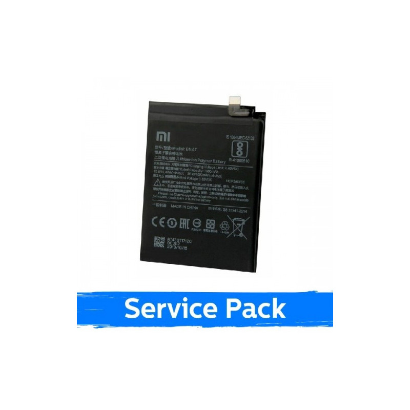 Akumuliatorius skirtas Xiaomi Redmi 6 Pro / Mi A2 Lite BN47 3900mAh (Service Pack)