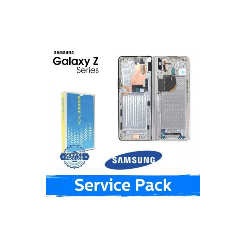Ekranas skirtas Samsung F946 Z Fold5 (INNER) su rėmeliu / Cream / (Service Pack)