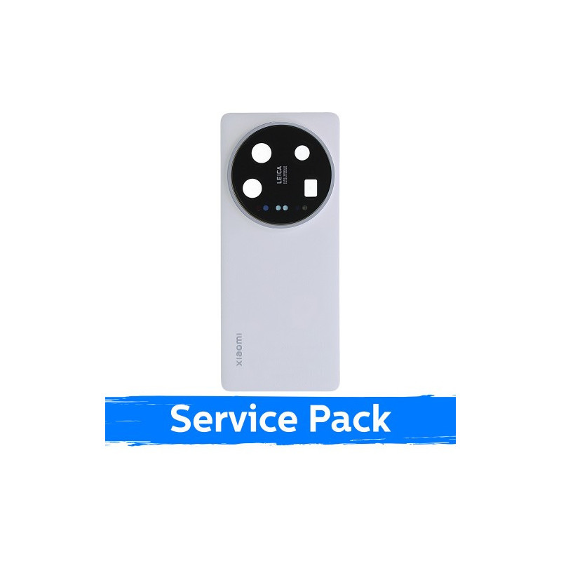Back cover for Xiaomi 14 Ultra / White / (Service Pack)