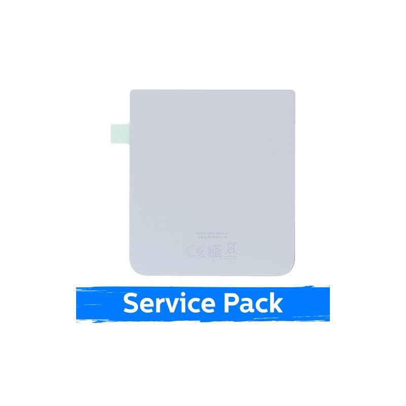 Galinis dangtelis skirtas Samsung F711 Z Flip3 / White / (Service Pack)