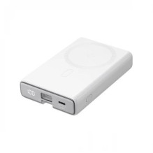 External battery Joyroom "JR-PBM01" White 20W 10000mAh (Wireless Charge) + Type-C / Lightning cable