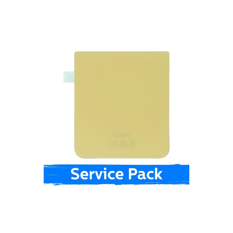 Galinis dangtelis skirtas Samsung F711 Z Flip3 / Yellow / (Service Pack)