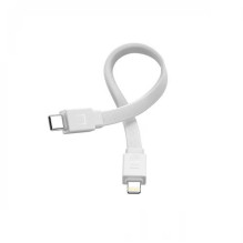 External battery Joyroom "JR-PBM01" White 20W 10000mAh (Wireless Charge) + Type-C / Lightning cable
