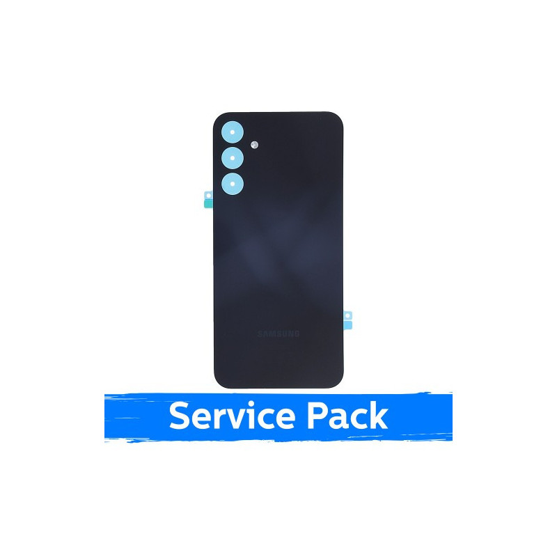 Galinis dangtelis skirtas Samsung A155 A15 4G / Brave Black / (Service Pack)
