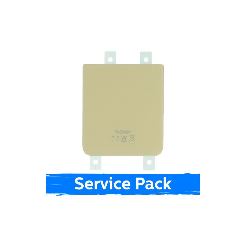 Galinis dangtelis skirtas Samsung F721 Z Flip4 / Yellow / (Service Pack)