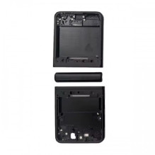 Ekrano rėmas / vidinis korpusas skirtas Samsung F711 Z Flip3 (Phantom Black)