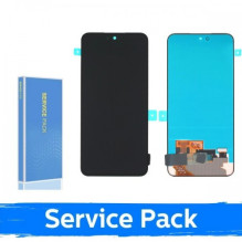 Screen for Samsung S721 S24 FE black (Service Pack) (NF Version)