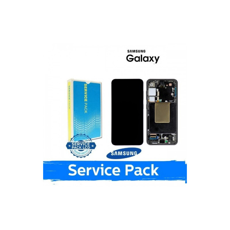 Screen for Samsung S921 S24 with frame / Sapphire Blue / (Service Pack)