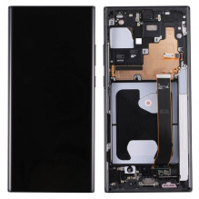 Ekranas skirtas Samsung N985 (N986) Note 20 Ultra su rėmeliu / Mystic Black / HQ