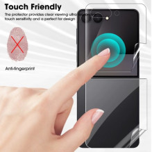 Screen protector "Flexible Clear HD" set 2in1 for Samsung F731 Z Flip5 (Bulk)