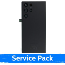 Galinis dangtelis skirtas Samsung S908 S22 Ultra / Phantom Black / (Service Pack)