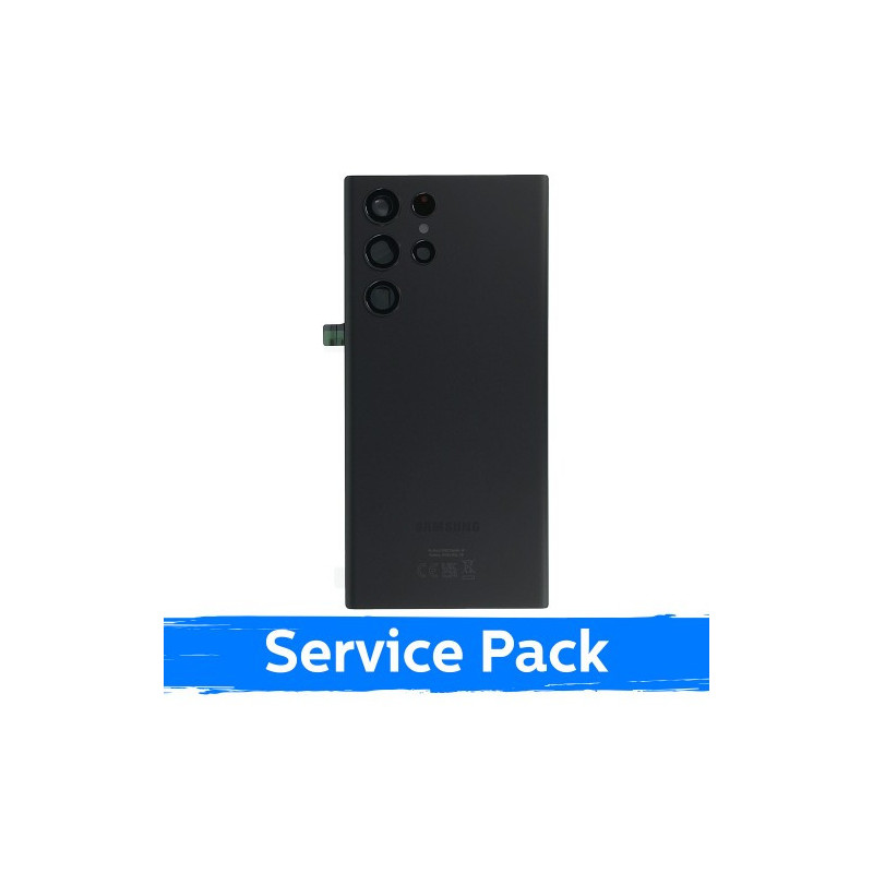 Galinis dangtelis skirtas Samsung S908 S22 Ultra / Phantom Black / (Service Pack)