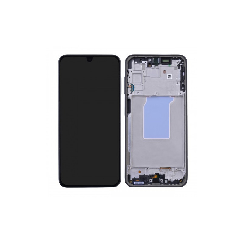 Screen for Samsung A266 A26 5G with frame / Black / HQ