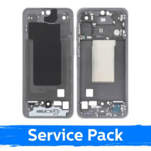Screen frame / inner housing for Samsung A566 A56 5G / Graphite / (Service Pack)