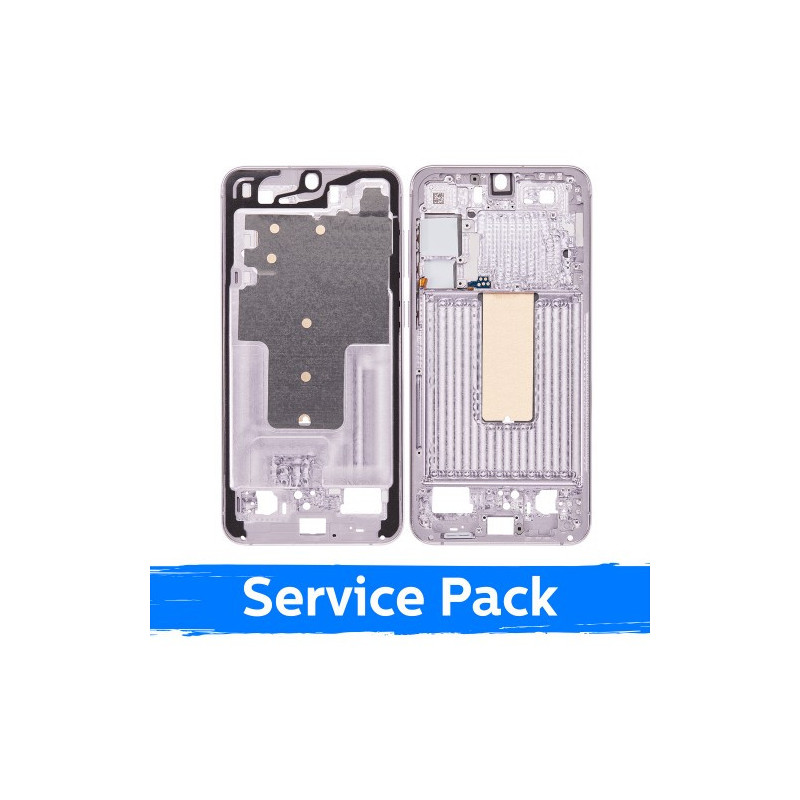 Ekrano rėmas / vidinis korpusas skirtas Samsung S916 S23 Plus / Lavender / (Service Pack)