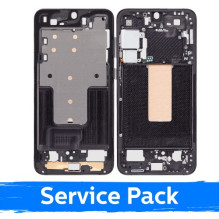 Ekrano rėmas / vidinis korpusas skirtas Samsung S916 S23 Plus / Phantom Black / (Service Pack)