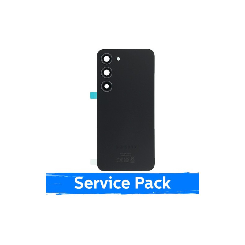 Galinis dangtelis skirtas Samsung S911 S23 / Phantom Black / (Service Pack)