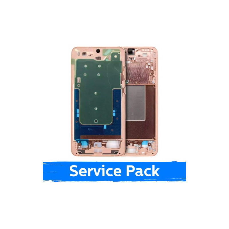 Ekrano rėmas / vidinis korpusas skirtas Samsung S926 S24 Plus / Sandstone Orange / (Service Pack)