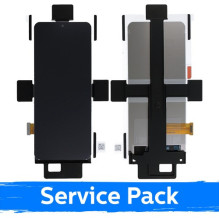 Ekranas skirtas Samsung F731 Z Flip5 (INNER) juodas (Service Pack) (NF version)