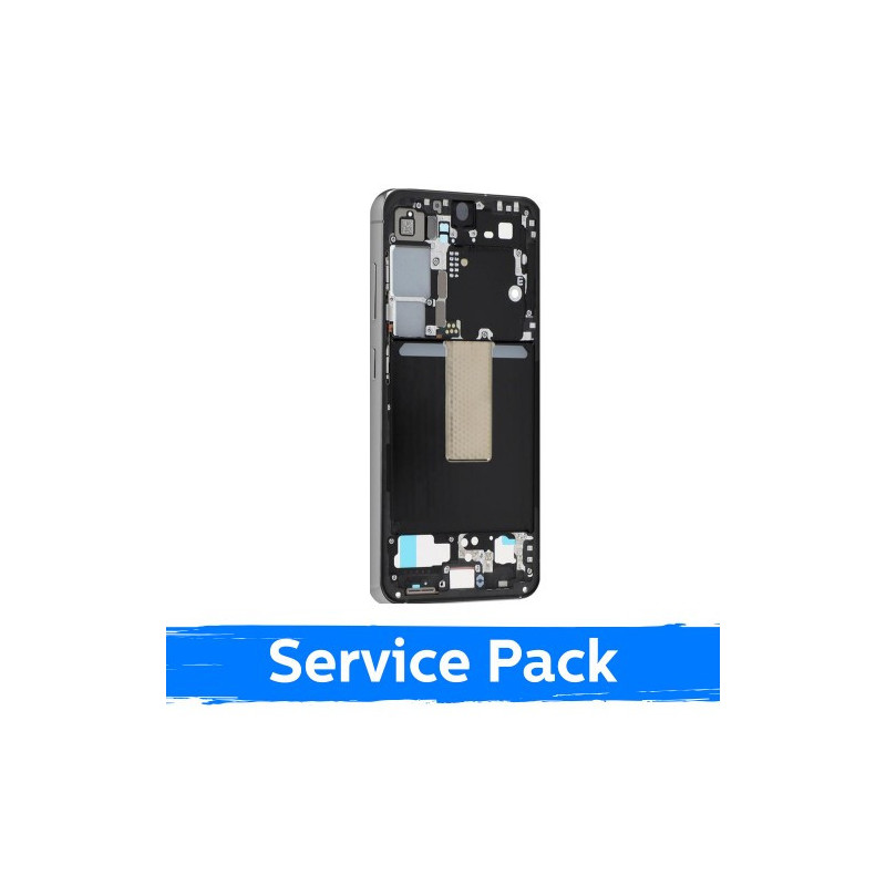 Screen frame / inner housing for Samsung S911 S23 / Graphite / (Service Pack)