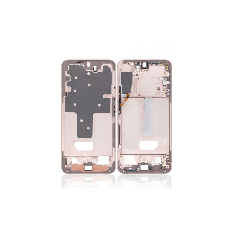 Ekrano rėmas / vidinis korpusas skirtas Samsung S906 S22 Plus (Pink Gold)