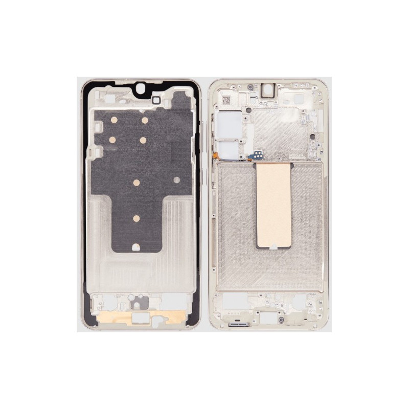 Ekrano rėmas / vidinis korpusas skirtas Samsung S916 S23 Plus (Cream)