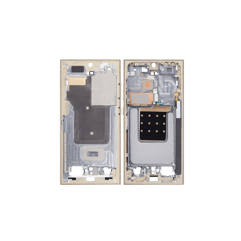 Ekrano rėmas / vidinis korpusas skirtas Samsung S928 S24 Ultra (Titanium Yellow)