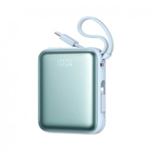 External battery Joyroom 'JR-PBF17' blue 10000mAh 22.5W (PD / QC3.0) + integrated 'Type-C' and 'Lightning' cables