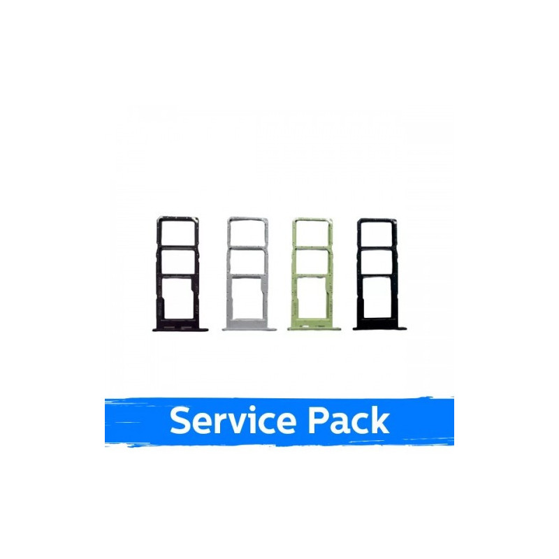 Samsung A146 A14 SIM kortelės stalčiukas / Black / (Service Pack)