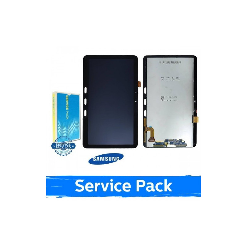 Ekranas skirtas Samsung T630 / T635 Tab Active 4 Pro juodas (Service Pack)