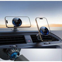 Automobilinis laikiklis Joyroom 'JR-ZS502' juodas (15W / Magsafe Compatible) (magnetinis / grotelėms)