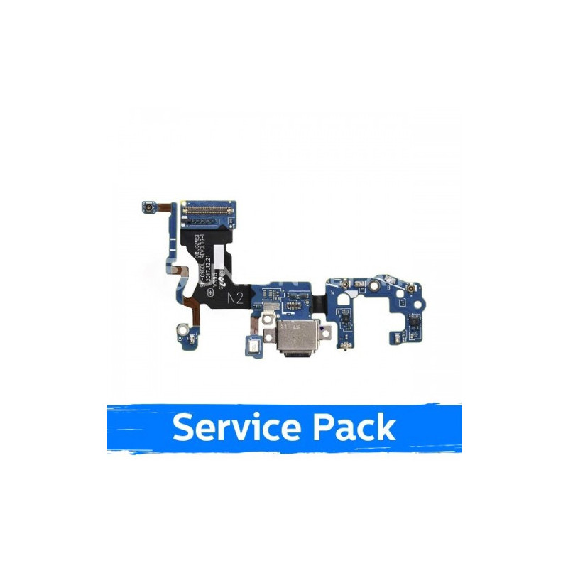 Krovimo lizdas skirtas Samsung G960 S9 su lanksčiąja jungtimi / plata originalus (Service Pack)